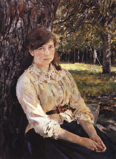 Girl In The Sunlight Portrait Of M Simonovich