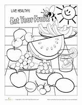 Glow Grow Go Foods Drawing Worksheets Worksheet Grade Paintingvalley sketch template