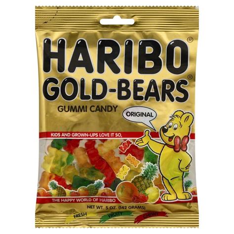 haribo gummi candy gummi bears original assortment oz bag