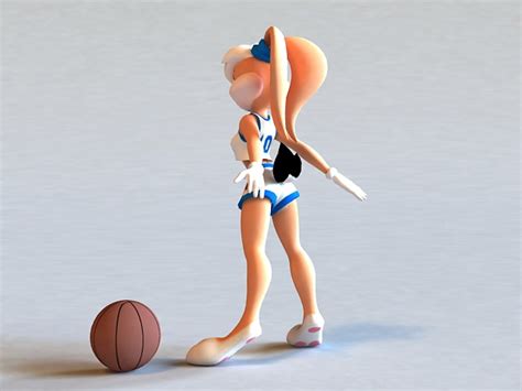 lola bunny looney tunes character 3d model 3ds max autodesk fbx object