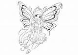 Winx Coloring Season Enchantix Club Pages Bloom Youloveit Flora Stella Transformation Their sketch template