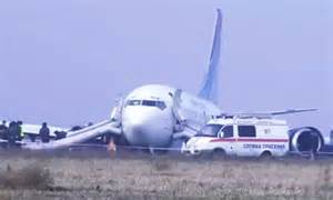 aviatraffic company passengers hospitalised  plane hit ground