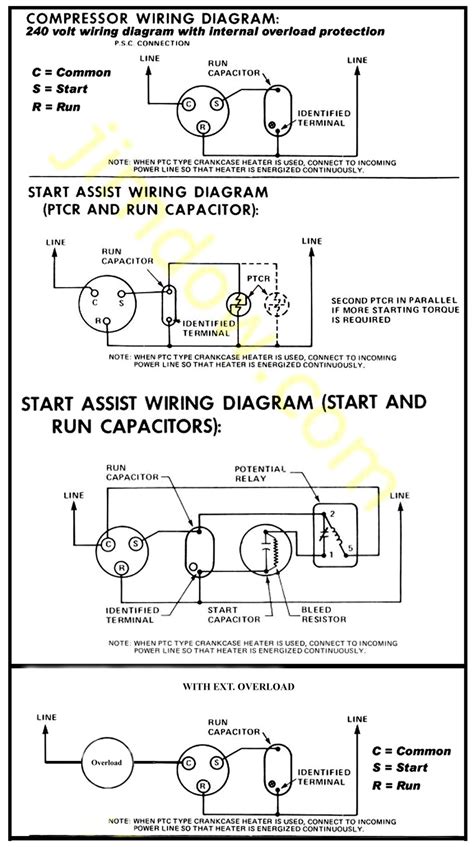 air conditioner compressor wiring diagram