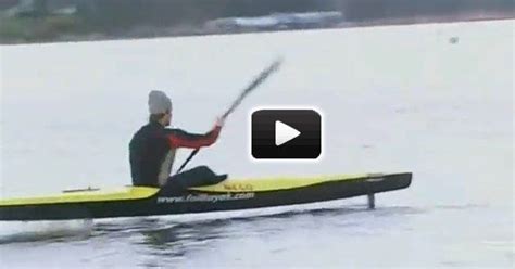 hydrofoil kayak video paddlingnet kayak fishing kayaking canoe