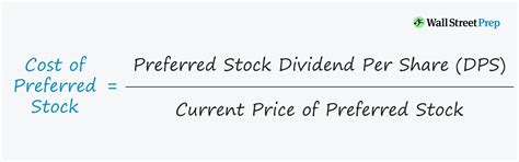 cost  preferred stock kp formula  calculation