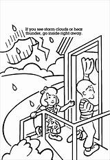 Tornado Coloring Pages Safety Printable Kids Books sketch template
