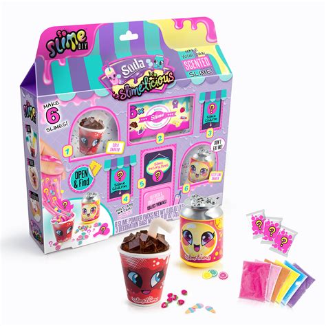 canal toys  slime diy slimelicious mini collection soda