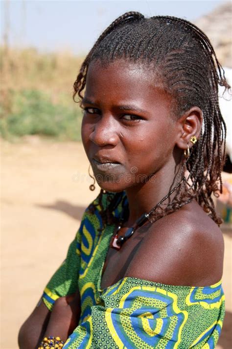 African Girl In A Local School In Arusha Tanzania East Africa Close