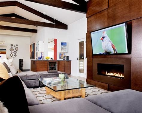 tv  fireplace home design ideas pictures remodel  decor