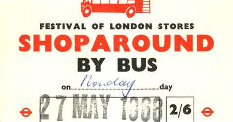 ticket  day unlimited travel shoparound bus ticket issued  london transport price