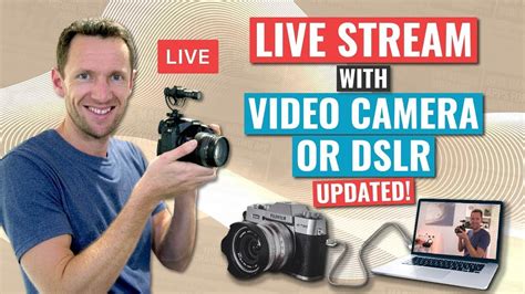stream   video camera  dslr   webcam youtube