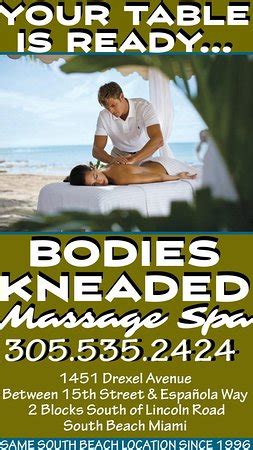 bodies kneaded massage spa miami beach