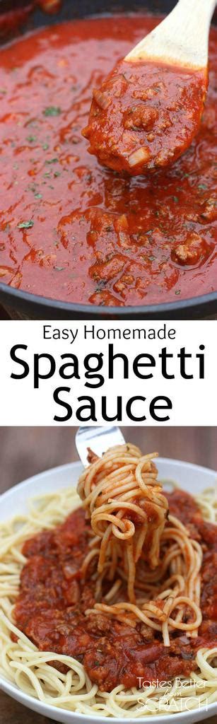 Homemade Spaghetti Sauce Tastes Better From Scratch