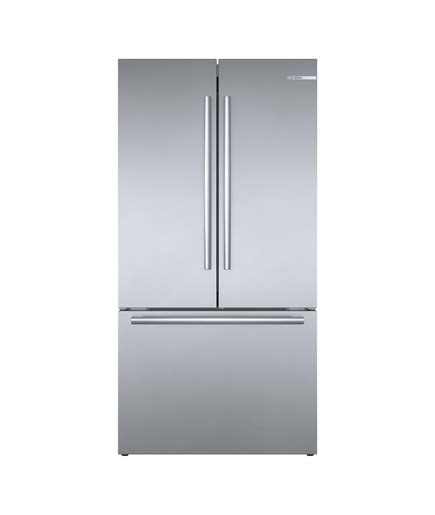 bosch bctsns french door bottom mount refrigerator   freestanding fridge french
