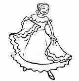 Coloring Pages Spanish Dancing Cinco Mayo Kids Mexican Dance Spain Gif Getdrawings Matador sketch template