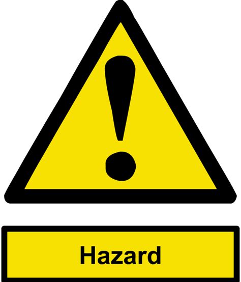 pictures  hazard signs clipart