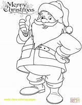 Claus Santa Coloring Pages Christmas Colouring Drawing Funny Cartoon Pencil Printable Cute Kids Festival Supercoloring Print Drawings Printables Template Sketch sketch template