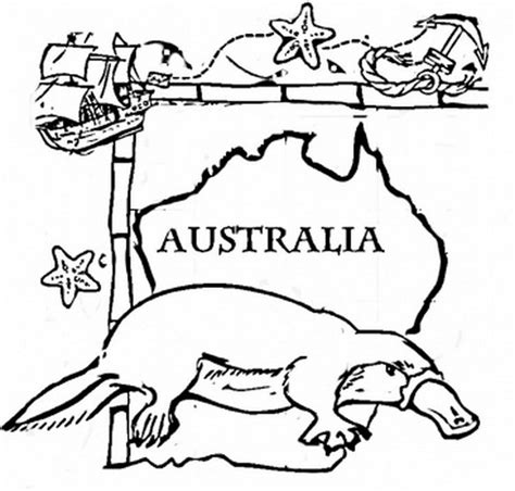 australia day coloring pages  kids family holidaynetguide