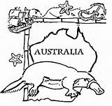 Australia Coloring Pages Australian Kids Printable Animal Animals Colouring Outback Sheets Happy Preschool Print Country Boys Countries Adult Activities Template sketch template