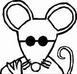 Mouse Coloring Wecoloringpage sketch template