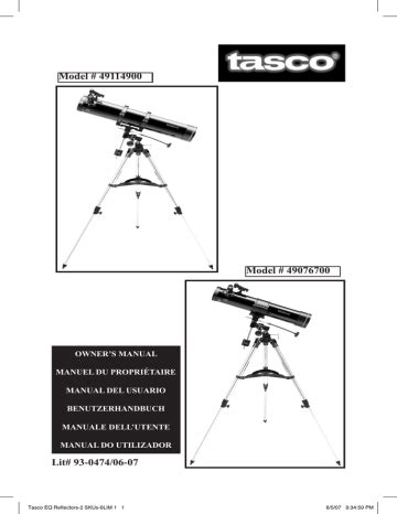 tasco spacestation  telescope instruction manual manualzz