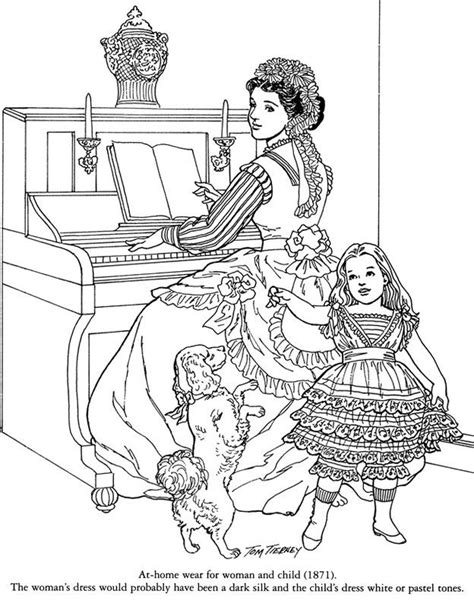 victorian coloring pages  adults coloring pages