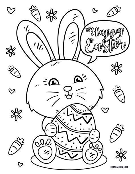 coloring pages easter printable