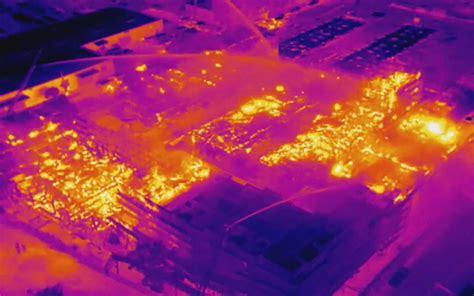 drone  thermal camera shows hot spots  oakland fire dronedj
