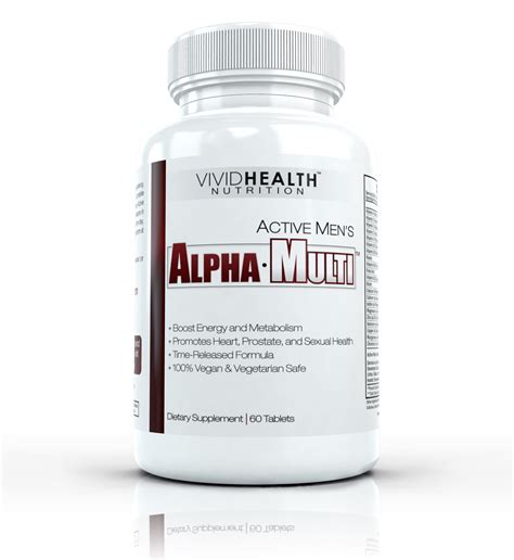 active mens alpha multi high performance multivitamin providing complete nutrition  active