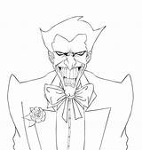Joker Colorear Sonrisa sketch template