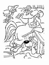 Foghorn Leghorn Coloring Pages Printable Color sketch template