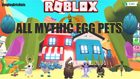 mythic egg pets adopt  youtube
