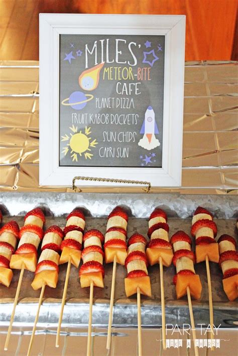 space party food ideas printables party   cherry