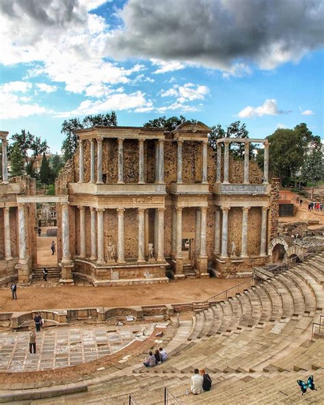 teatro romano de merida merida extremadura spain