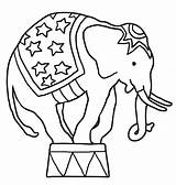 Elephant Circus Coloring Pages Drawing Funny Tent Clipart Elephants Getdrawings Indian Animal Comes Some sketch template