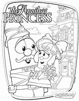 Coloring Pages Veggietales Princess Penniless Mama Blessings Big Thank Sheets Colouring Forwarding Readers Idea These sketch template