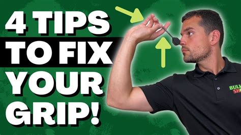 tips  fix  darts grip youtube
