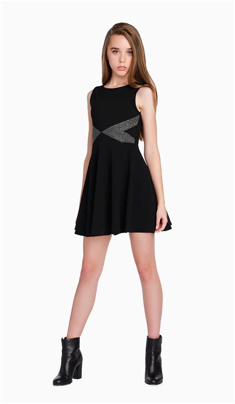 the leah dress in black combo tween s size 7 8 tween party