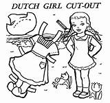 Pages Coloring Dutch Getcolorings Cut Continents Girl sketch template