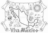 Illustrazione Messico Illustrazioni Coloritura Materiali Promozionali Superiore Mariachi Sombrero Violin Promotional sketch template