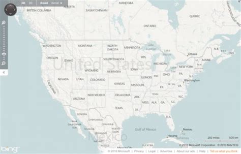 bing maps launches  user interface