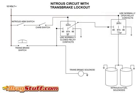 nitrous system wiring diagrams dragstuff