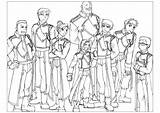 Alchemist Fullmetal Enfants Greed Print Manga Amusant Coloriages sketch template