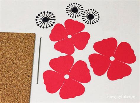 pin  paper flowers