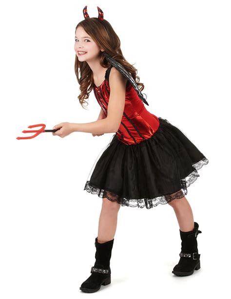 duivelskostuum voor meisjes kinderkostuumsen goedkope carnavalskleding vegaoo