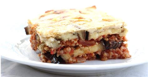 plat copieux vegetarien avec les ingredients de illico fresco moussaka vegetarienne