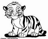 Coloring Tiger Pages Cub Rajah Cute Print Aladdin Scouts Color Scout Kids Disney Jasmine Drawing Clipart Printable Pets Book Cubs sketch template