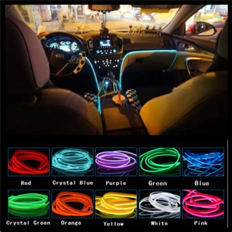 decorative car dashboard atmosphere mood lights led strip blue buy decorative car dashboard