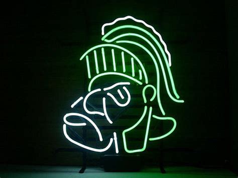 Brand New Michigan State Spartans Beer Bar Neon Light Sign 18 X 16