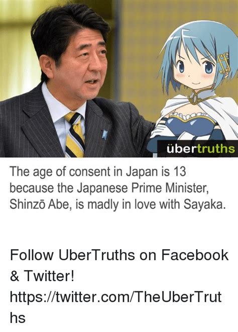 Uber Truths The Age Of Consent In Japan Is 13 Because The